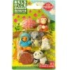 Set de gommes kawaii - Les animaux de la forêt - Iwako (Made in Japan)
