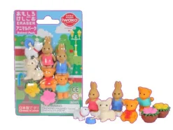 Set de gommes kawaii - Les animaux du parc - Iwako (Made in Japan)