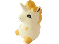 Squishy Licorne blanche et dorée