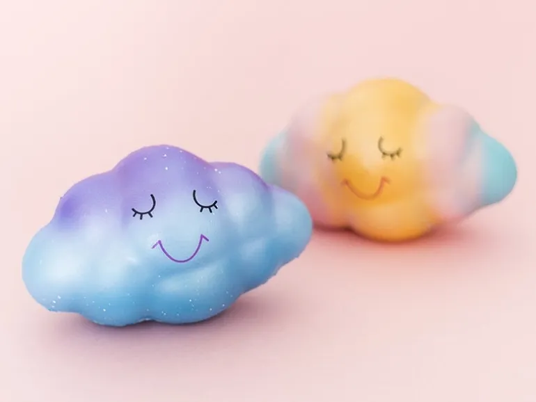Squishy nuage rose