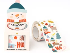 Sticker de noël hiver sur rouleau de 4 mètres