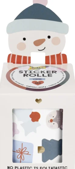 Sticker de noël hiver sur rouleau de 4 mètres