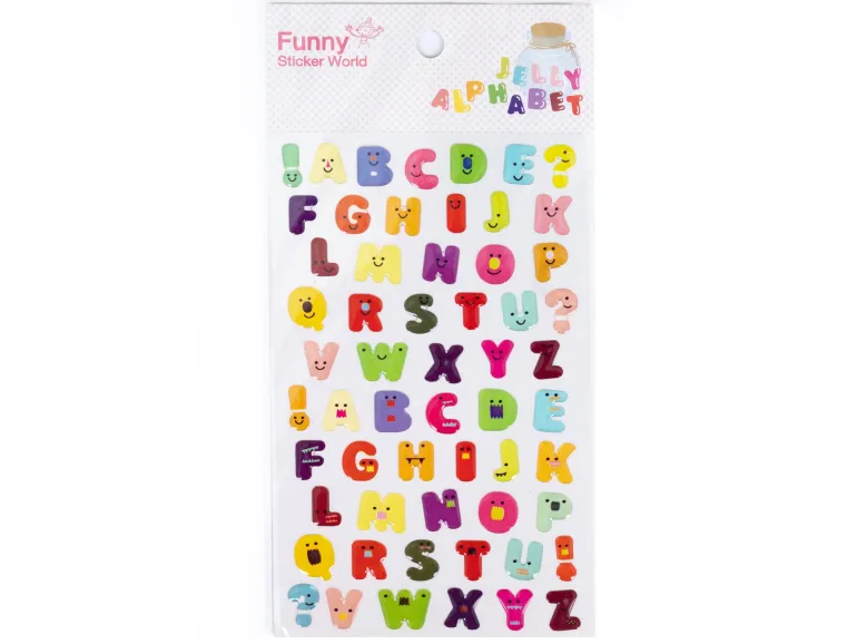 Stickers alphabet Jelly