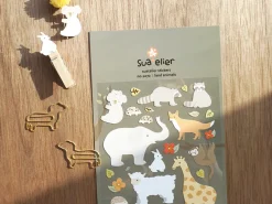 Stickers animaux de la jungle et de la forêt