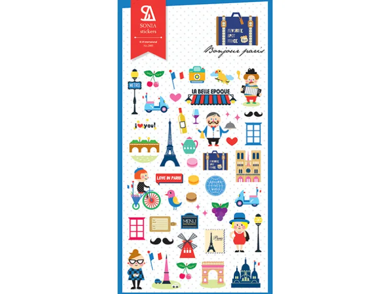 Stickers « bonjour Paris ! »