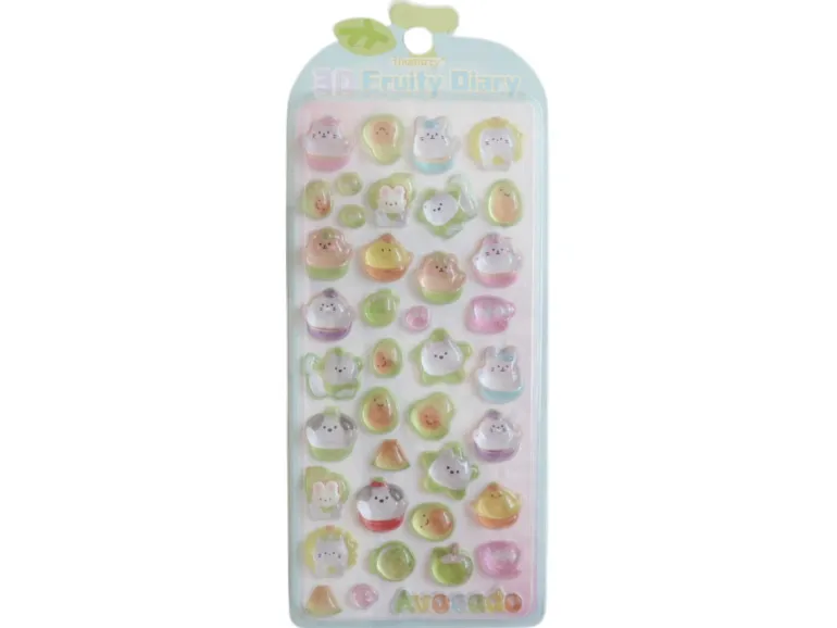 Stickers 3D Fruity Diary - chat
