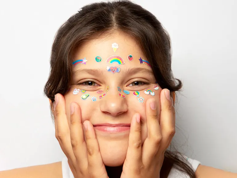 Stickers de visage kawaii - OMY | 85 gommettes autocollantes