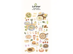 Stickers food trip en Italie