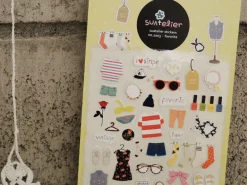 Stickers garde robe vintage
