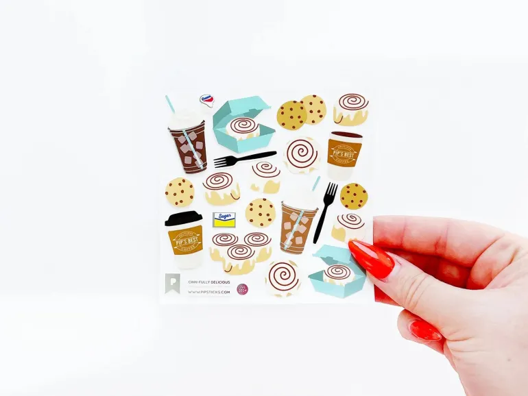 Stickers Gourmandises cannelle (Cinn-Fully Delicious) - Pipsticks