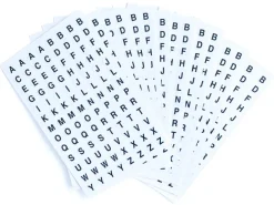 Stickers lettres - 13 planches