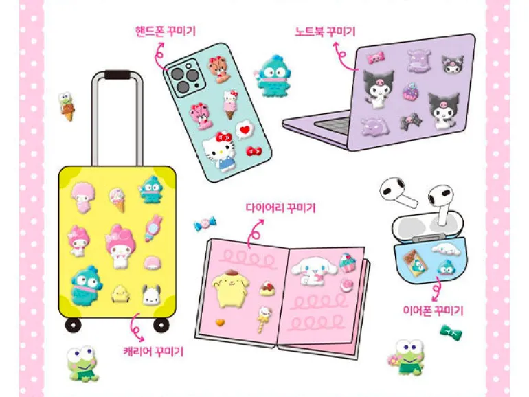 Stickers puffy Sanrio - Pochacco