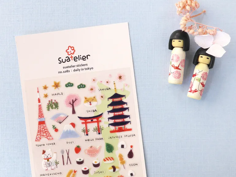 Stickers "une journée à Tokyo"