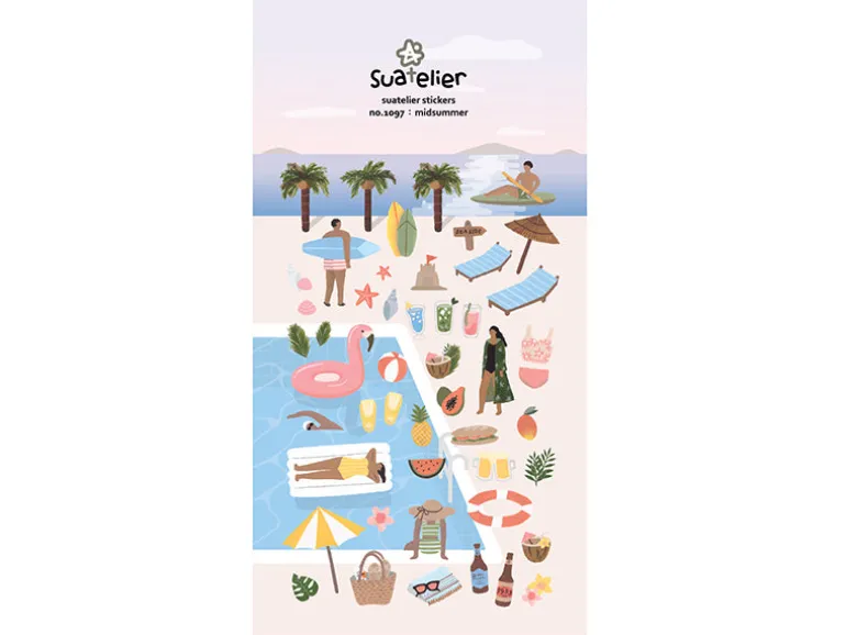 Stickers « vacances à la mer »