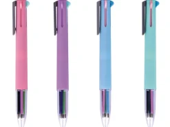 Stylo 5 couleurs pastel - coloris aléatoire