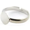 Support de bague - couleur argenté