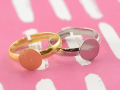 Support de bague ENFANT - couleur or