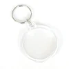 Support porte clés transparent - rond