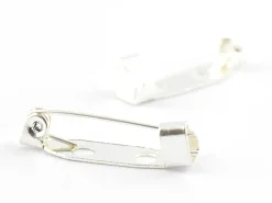 Support pour broche argenté clair - 20 mm
