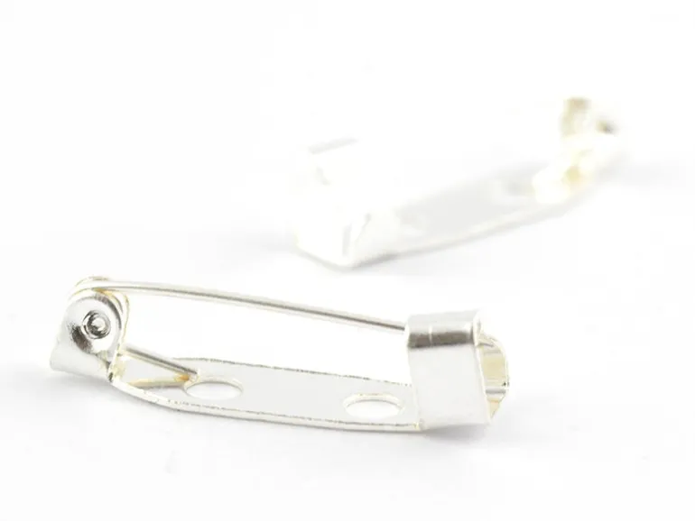 Support pour broche argenté clair - 20 mm