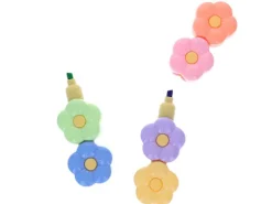 Surligneurs Fluo Fleurs - Mercredi et Patati