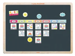 Tableau J'organise ma semaine - Auzou