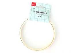 Tambour à broder bois clair - 10 cm