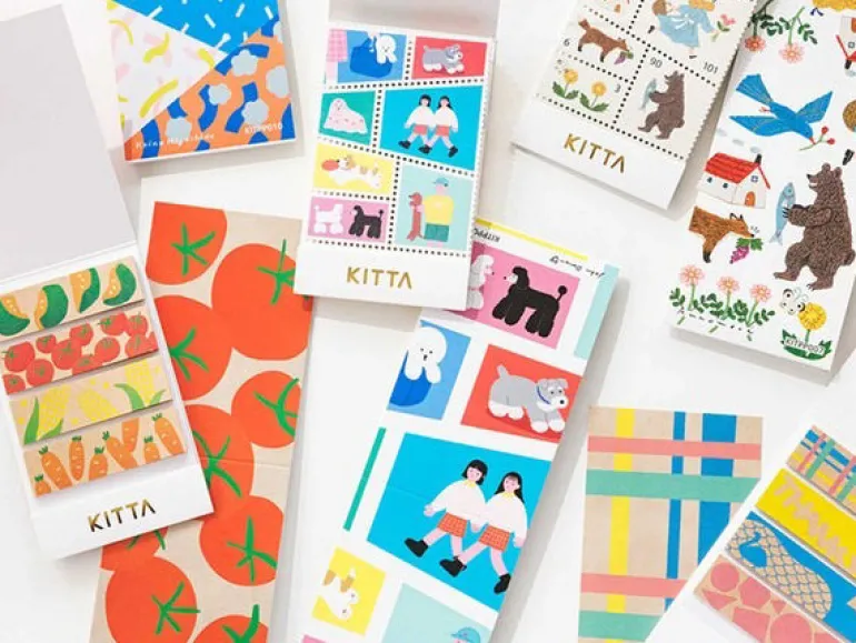 Timbres/ Stickers à détacher - 28 Motifs Chiens - KITTA