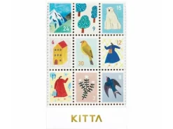 Timbres/ Stickers à détacher - 36 Motifs variés - KITTA