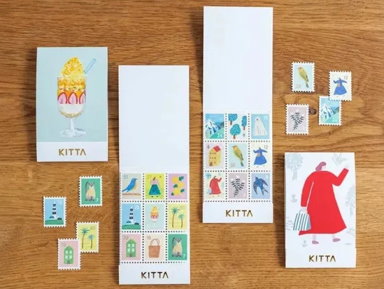Timbres/ Stickers à détacher - 36 Motifs variés - KITTA