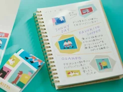 Timbres/ Stickers à détacher - 36 Motifs variés - KITTA