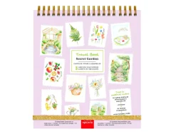 Travel Book - Carnet aquarelle - thème Secret Garden