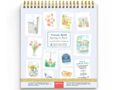 Travel Book - Carnet aquarelle - thème Printemps à Paris
