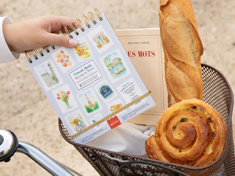 Travel Book - Carnet aquarelle - thème Printemps à Paris
