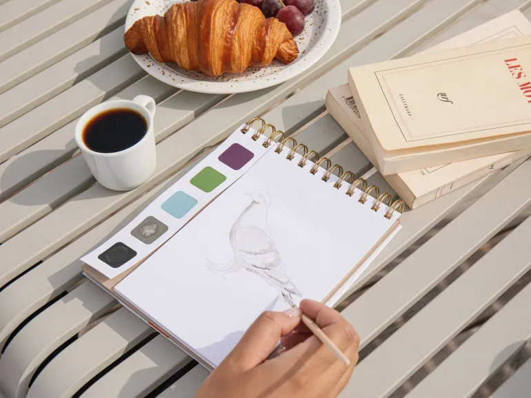 Travel Book - Carnet aquarelle - thème Printemps à Paris