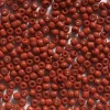 Tube de 350 perles de rocailles opaques - rouge bordeaux