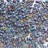 Tube de 350 perles métallisées - océan