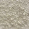 Tube de 350 perles métallisées - argenté