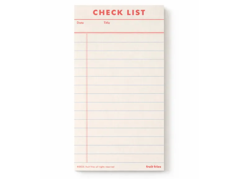 Vintage Checklist Vintage Ivory - Fruit Fries Design Lab
